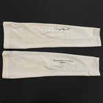 Cam Bynum Game Used Gloves and Arm Sleeves Autographs FanHQ Game Worn Sleeves vs. Giants 9/8/24