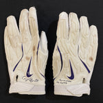 Cam Bynum Game Used Gloves and Arm Sleeves Autographs FanHQ Game Worn Gloves vs. Colts 11/3/24