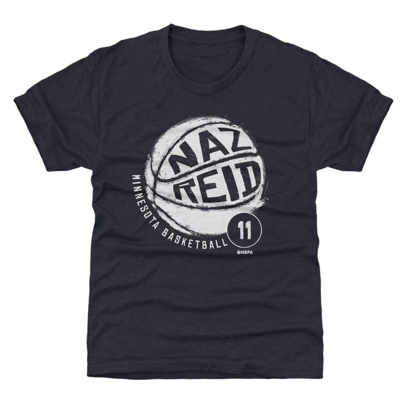 Naz Reid Youth 500 Level Navy Premium Name Tee T-Shirts 500 Level