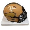 Justin Jefferson Autographed Minnesota Vikings 2023 Salute To Service Mini Helmet Autographs FanHQ   