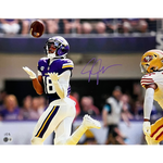 Justin Jefferson Autographed Minnesota Vikings 16x20 Photo vs. 49ers Autographs FanHQ