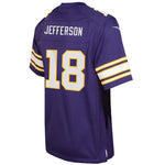 Justin Jefferson Youth Minnesota Vikings Purple Nike Classic Game Jersey Kids Nike   