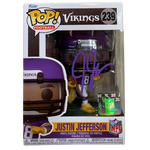 Justin Jefferson Autographed Minnesota Vikings Funko Pop! Vinyl Figure Autographs FanHQ   