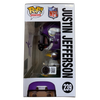 Justin Jefferson Autographed Minnesota Vikings Funko Pop! Vinyl Figure Autographs FanHQ   