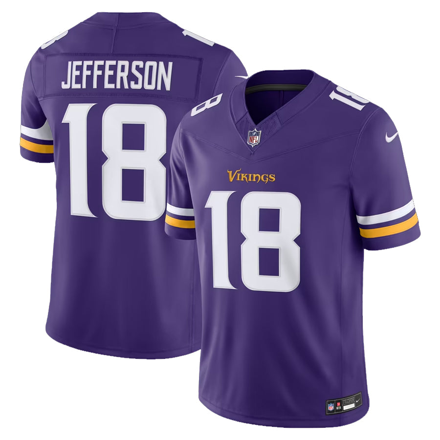 AVAILABLE IN-STORE ONLY! Justin Jefferson Minnesota Vikings Purple Nike F.U.S.E. Stitched Limited Jersey Jersey Nike