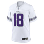 Justin Jefferson Minnesota Vikings White Nike Alternate Game Jersey Jersey Nike   