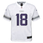 Justin Jefferson Kids Minnesota Vikings White Alternate Nike Game Jersey Kids Nike