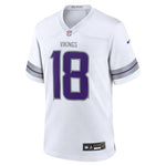 Justin Jefferson Youth Minnesota Vikings White Nike Alternate Game Jersey Kids Nike   