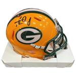Aaron Jones Autographed Green Bay Packers Speed Mini Helmet Autographs FanHQ   