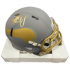Aaron Jones Autographed Minnesota Vikings Slate Mini Helmet Autographs FanHQ   