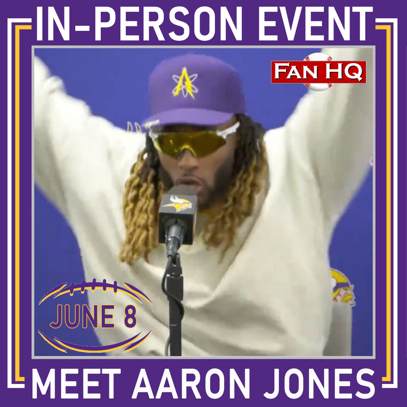 Aaron Jones Mail Order/Drop Off Autograph Tickets (Your Item) Autographs Fan HQ   