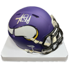 Aaron Jones Autographed Minnesota Vikings Speed Mini Helmet Autographs FanHQ   