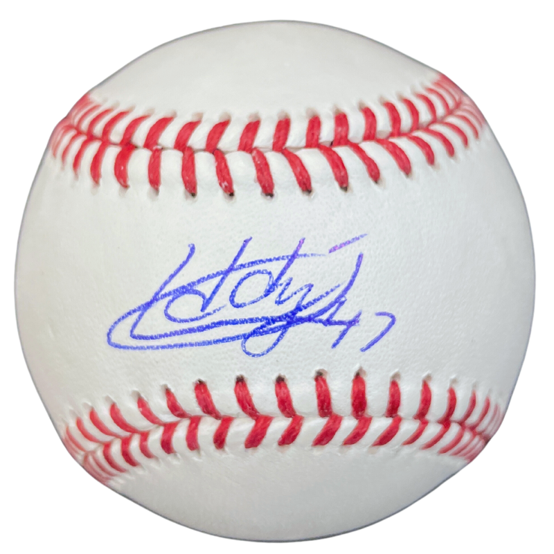 Edouard Julien Autographed Rawlings Official Major League Baseball