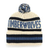 Minnesota Timberwolves '47 Brand Natural Bering Cuff Knit w/ Pom