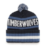 Minnesota Timberwolves '47 Brand Navy Bering Cuff Knit w/ Pom Hats 47 Brand