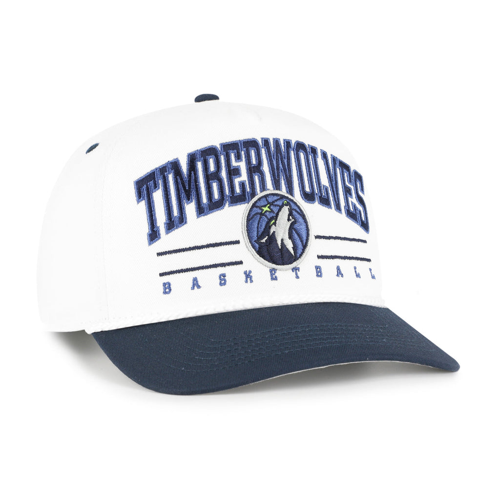 Minnesota Timberwolves '47 Brand White Roscoe Hitch Rope Hat