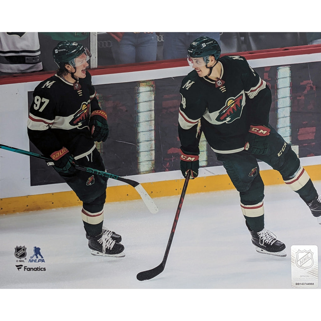 Kirill Kaprizov & Joel Eriksson Ek Unsigned Minnesota Wild 8x10 Photo Collectibles Fan HQ   