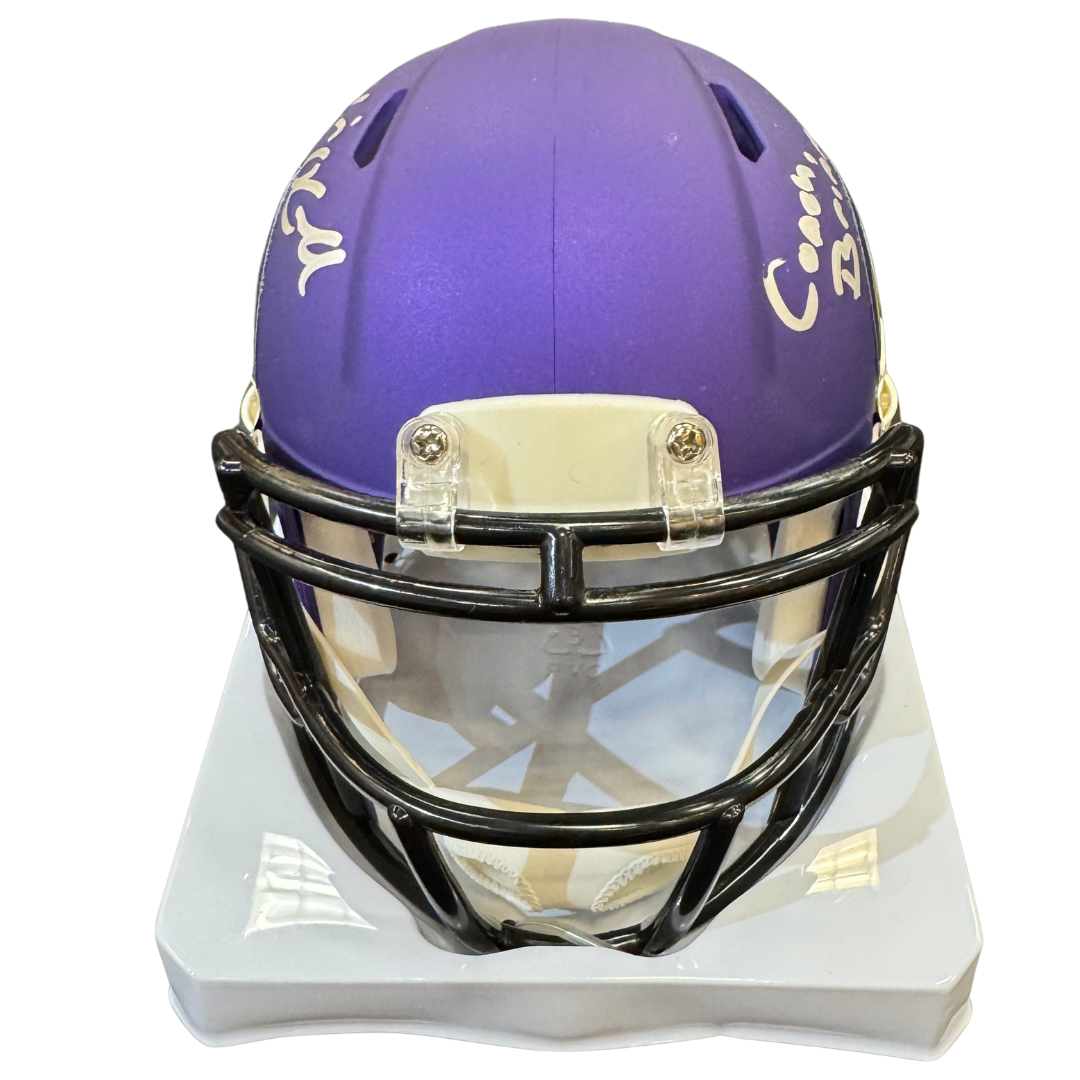 Kevin O'Connell and Brian Flores Autographed Minnesota Vikings Kevin O'Connell and Brian Flores Autographed Minnesota Vikings