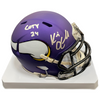 Kevin O'Connell Autographed Minnesota Vikings Speed Mini Helmet w/ COTY 24 Inscription Autographs Fan HQ