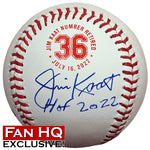 Jim Kaat Signed and Inscribed "HOF 22" Fan HQ Exclusive Number Retired Baseball Minnesota Twins