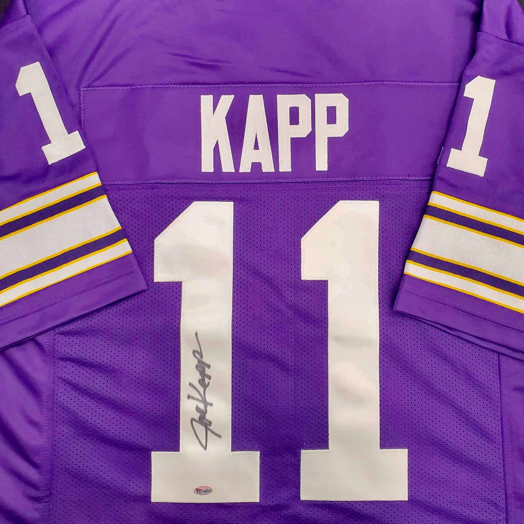 Joe Kapp Autographed Purple Pro-Style Jersey Autographs FanHQ   