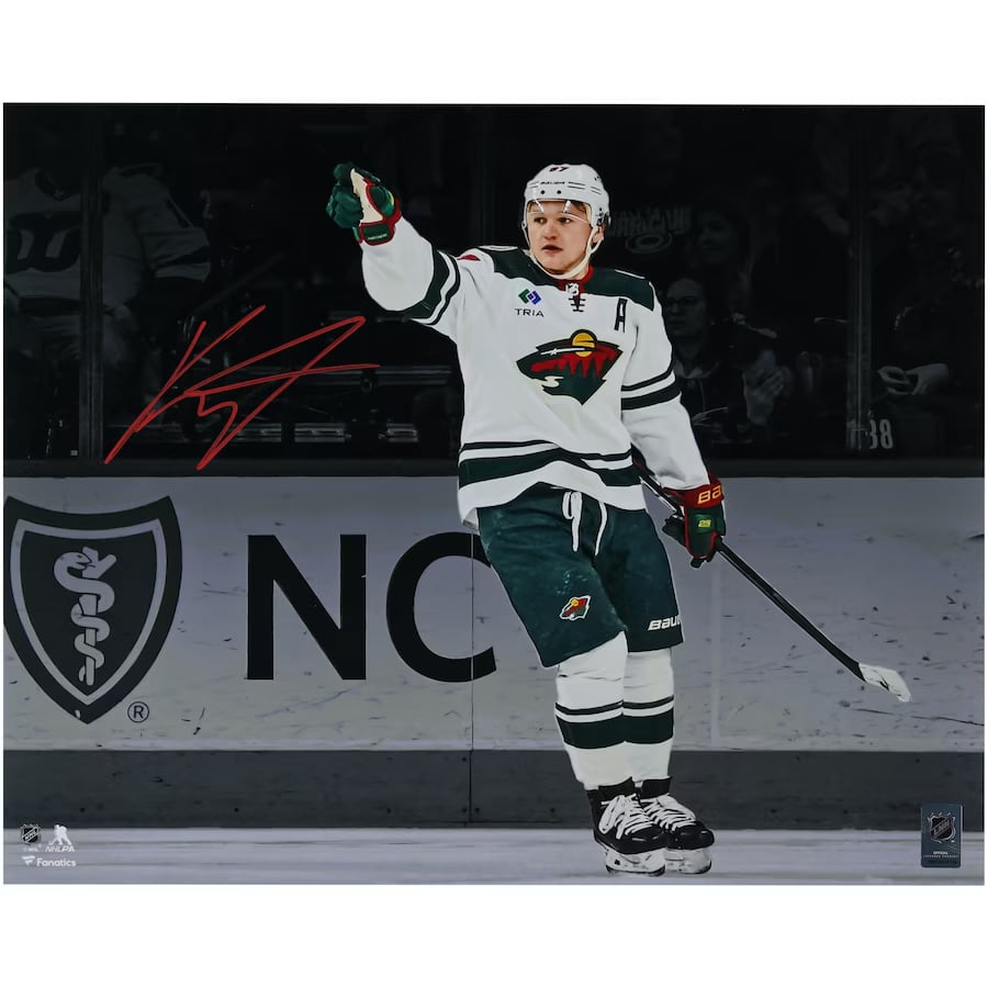 Kirill Kaprizov Autographed Minnesota Wild 16x20 Photo Autographs FanHQ