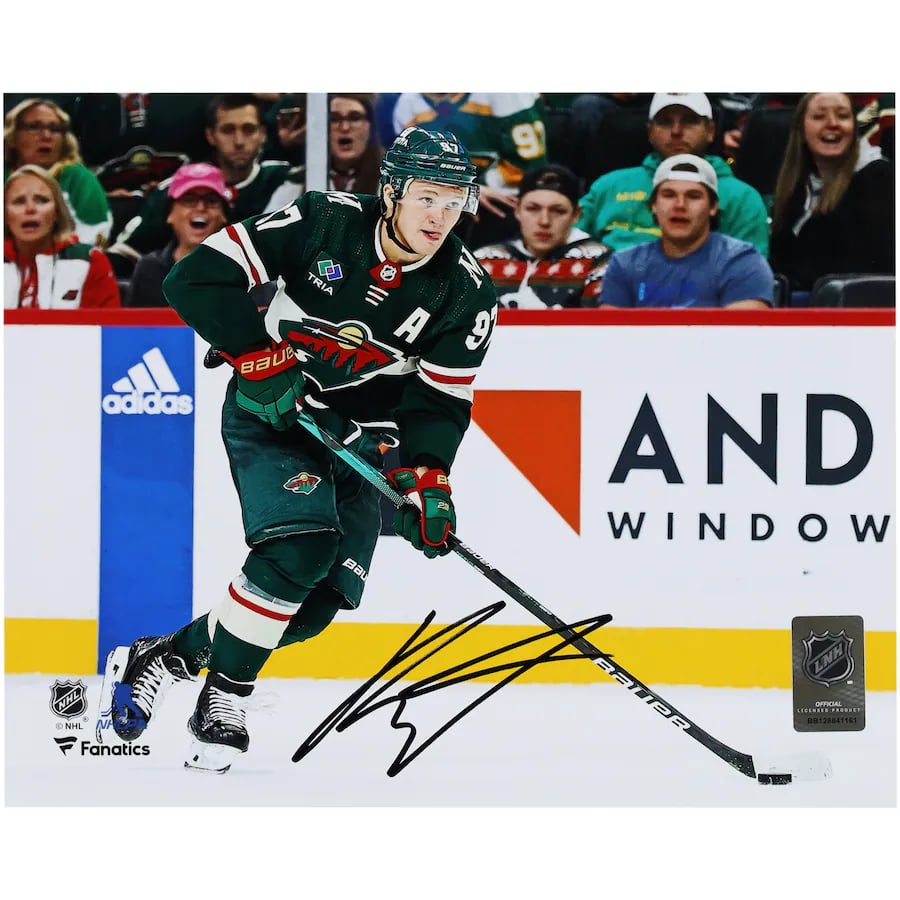 Kirill Kaprizov Autographed Minnesota Wild 8x10 Photo Autographs FanHQ