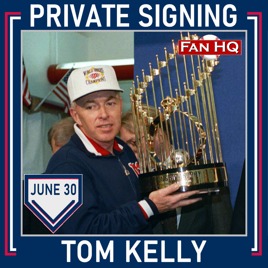 Tom Kelly Private Signing Autograph (Your Item) Autographs Fan HQ   