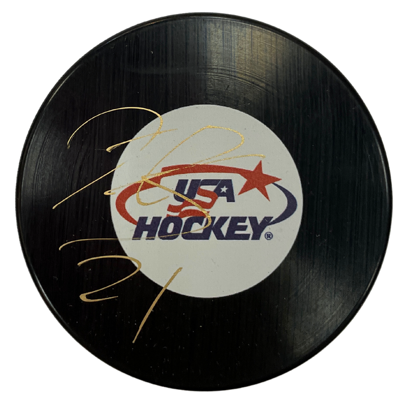 Hilary Knight Autographed USA Hockey Logo Puck