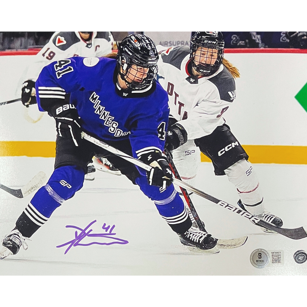 Denisa Krizova Autographed PWHL Minnesota 8x10 Photo Autographs FanHQ