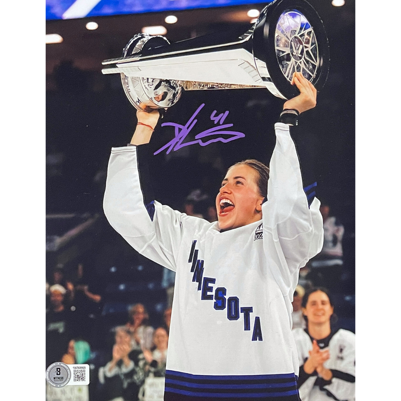 Denisa Krizova Autographed PWHL Minnesota 8x10 Photo Autographs FanHQ