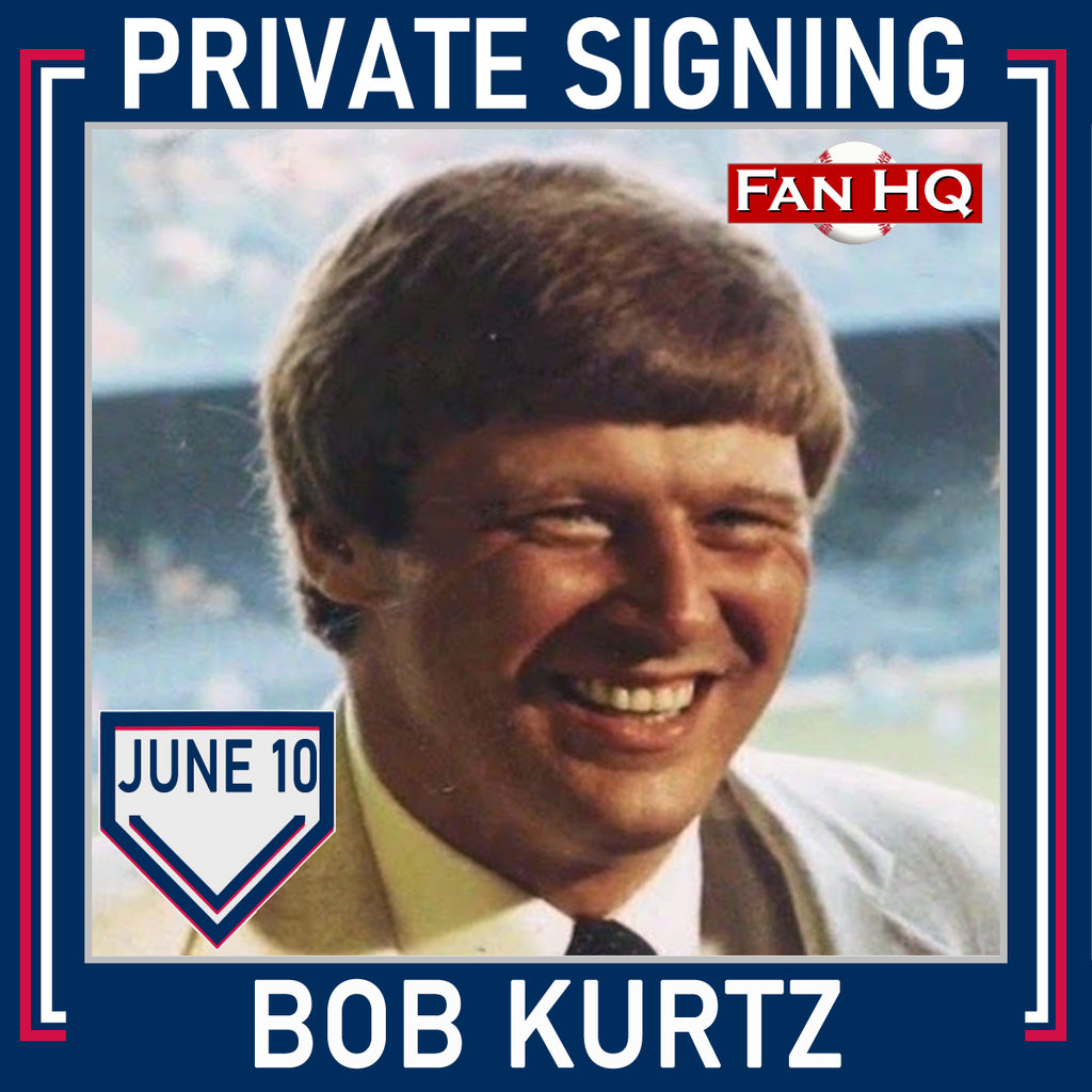 Bob Kurtz Private Signing Autograph (Your Item) Autographs Fan HQ