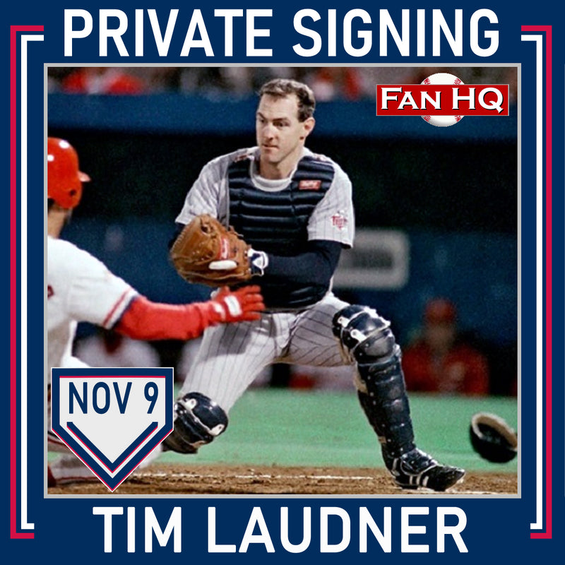 Tim Laudner Private Signing Autograph (Your Item)