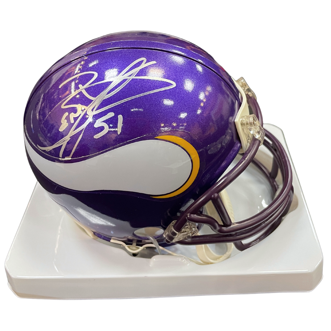 Minnesota Vikings NFL Collectible Mini Helmet, Picture Inside