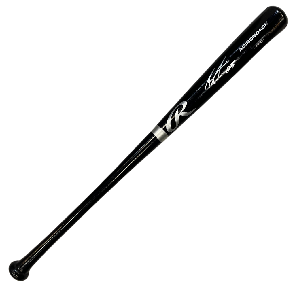 Royce Lewis Autographed Rawlings Big Stick Black Bat Autographs Fan HQ   