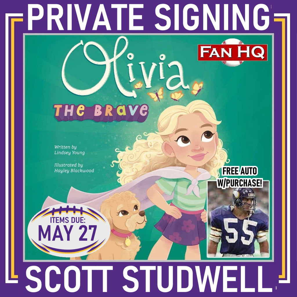PRE-ORDER: Scott Studwell Autographed Minnesota Vikings 8x10 Photo (Includes Book) Autographs FanHQ