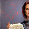 LITA Amy Dumas Autographed 16x20 Championship Belt Photo Autographs FanHQ   