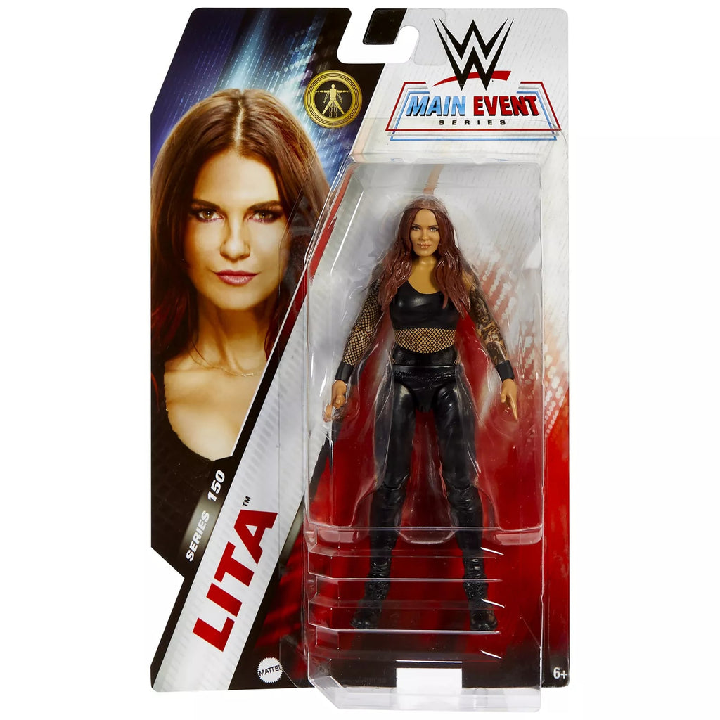 PRE-ORDER: "LITA" Amy Dumas Autographed WWE Main Event 150 Mattel Toy Wrestling Action Figure Autographs FanHQ   