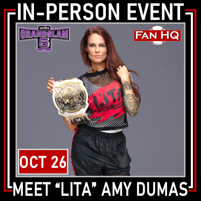 "LITA" Amy Dumas Front of the Line Fast Pass Autographs Fan HQ   