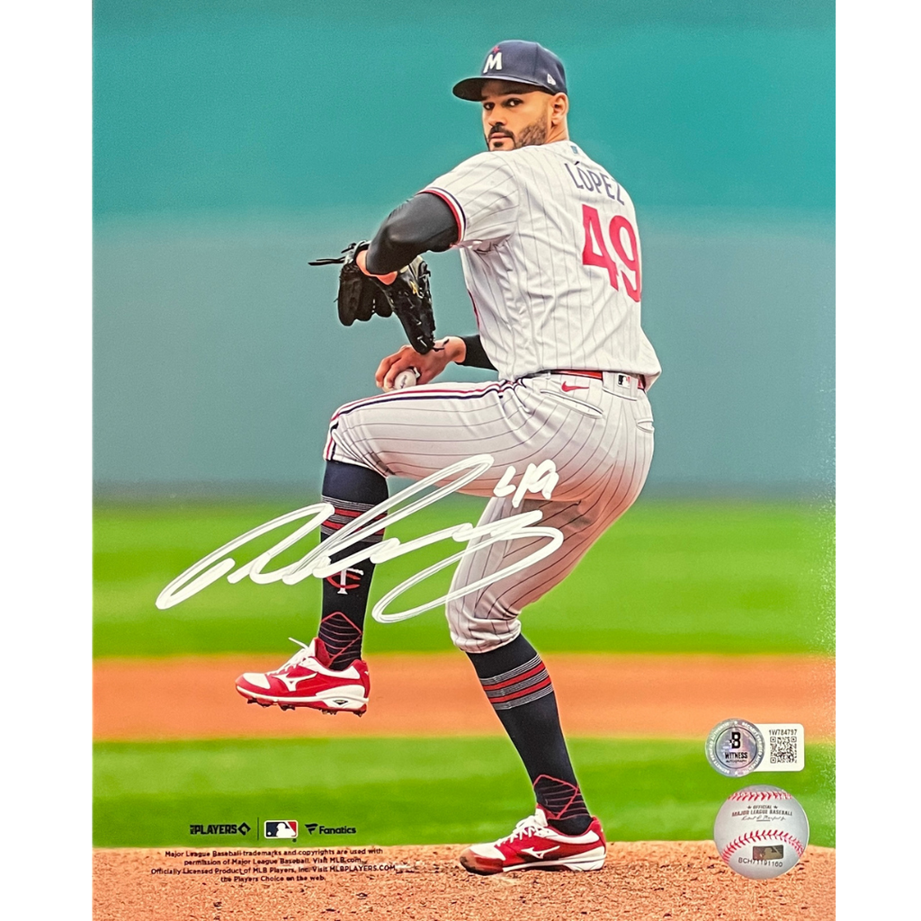 Pablo Lopez Autographed Minnesota Twins 8x10 Photo Autographs Fan HQ   