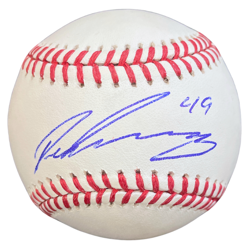 Pablo Lopez Autographed Rawlings Official Major League Baseball Autographs Fan HQ   