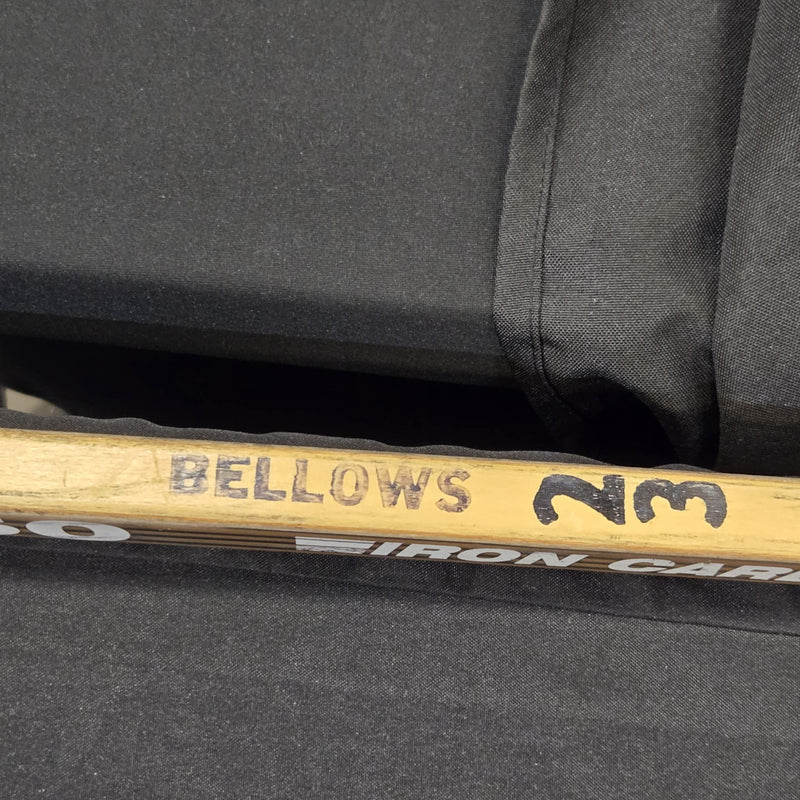 Brian Bellows Game Used 1996-97 Anaheim Mighty Ducks Team Signed Hockey Stick