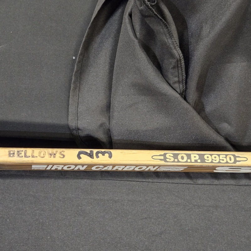 Brian Bellows Game Used 1996-97 Anaheim Mighty Ducks Team Signed Hockey Stick