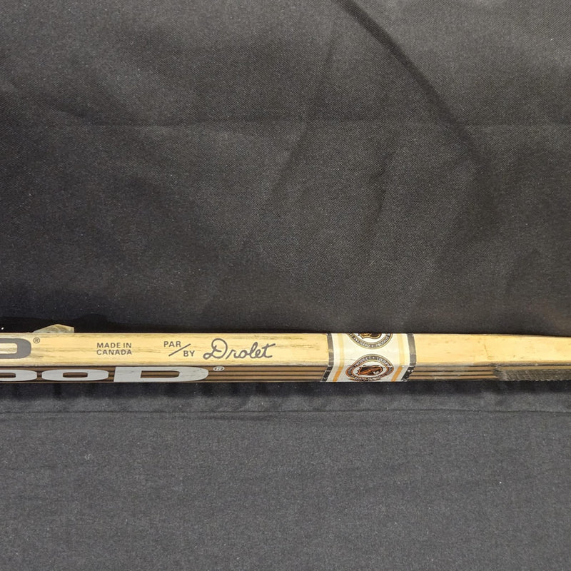 Brian Bellows Game Used 1996-97 Anaheim Mighty Ducks Team Signed Hockey Stick