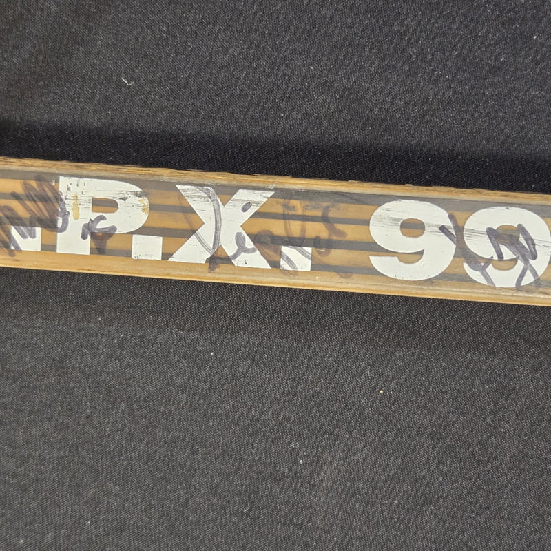 Brian Bellows Game Used 1996-97 Anaheim Mighty Ducks Team Signed Hockey Stick