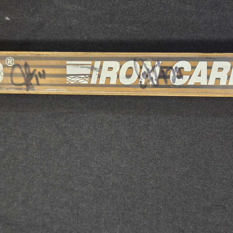 Brian Bellows Game Used 1996-97 Anaheim Mighty Ducks Team Signed Hockey Stick