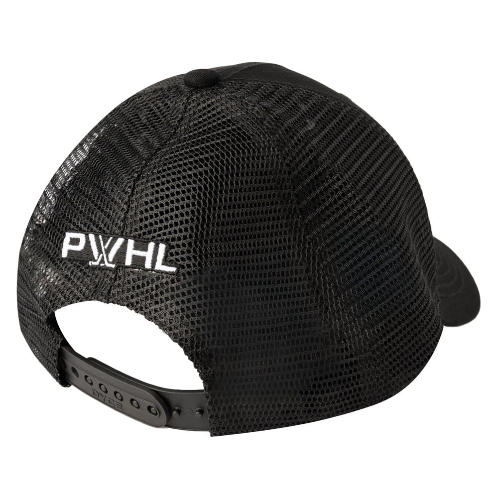 Minnesota Frost Bauer Black PWHL Wordmark Snapback Hat Hats Bauer