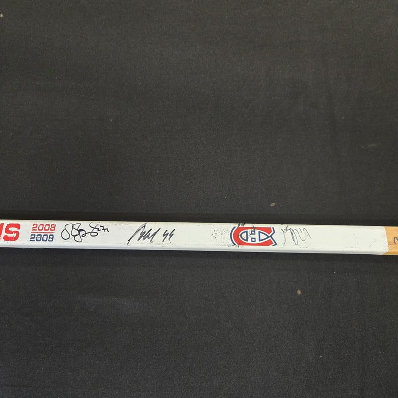 Montreal Canadiens 2008-09 Team Signed Hockey Stick
