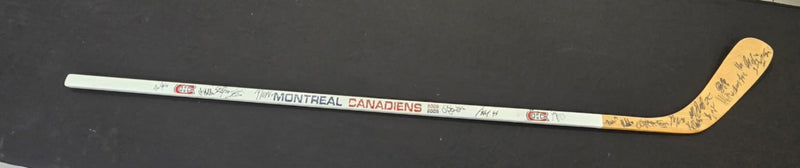 Montreal Canadiens 2008-09 Team Signed Hockey Stick