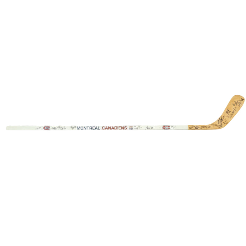 Montreal Canadiens 2008-09 Team Signed Hockey Stick